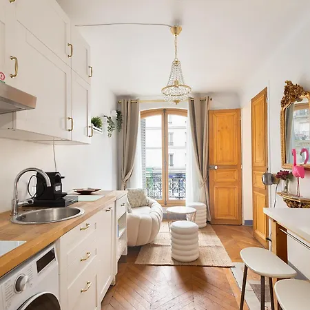 Haussmannian Elegance Close To Montmartre شقة